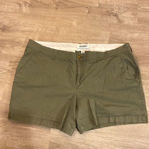 Old Navy- olive green shorts
